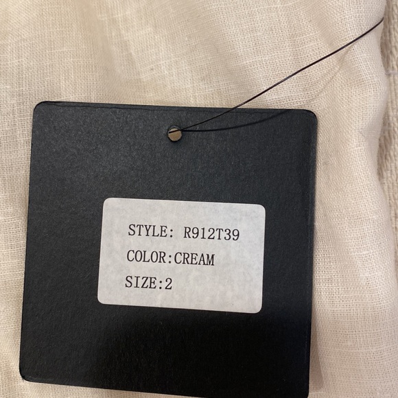 NWT. Robert Rodriguez. Linen halter top - Picture 4 of 9